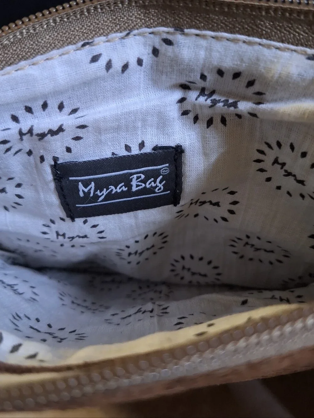 Myra Bag Staggering Crossbody Bag Brown Canvas Leather Cow Hair Western Zip Top